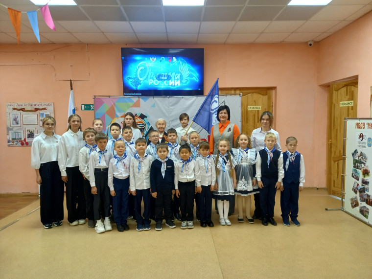 Церемония посвящения в "ОРЛЯТА РОССИИ".